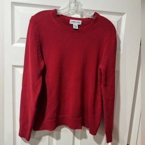 Cabin creek red sweater